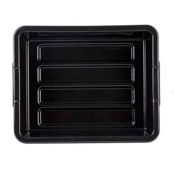 Tablecraft Tote Box 7.5 Gallon 21"x17"x7" - Polyethylene (High Density Copolymer) - NSF - Set of 6