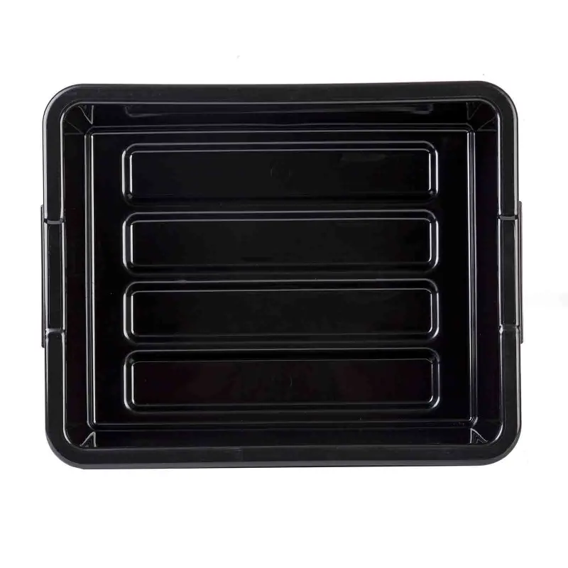 Tablecraft Tote Box 7.5 Gallon 21"x17"x7" - Polyethylene (High Density Copolymer) - NSF - Set of 6