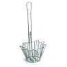 Tablecraft Deep Taco Fry Basket 5"x7"x18" - Chrome Plated (Over Metal)