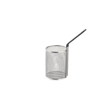 Tablecraft Round Pasta Basket 4.5"x4.5"x6" - Stainless Steel (18/8) - 4.5" dia x 6" - 5" Handle - Set of 2