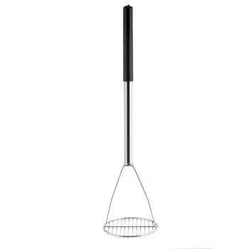 Tablecraft Round Potato Masher 6"x6"x24" - Chrome Plated (Over Metal)