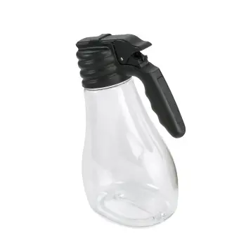 Tablecraft NSF Option Salad Dressing Dispenser 48 Oz. 6.5"x4.375"x9.625" - Copolyester - NSF - Set of 6