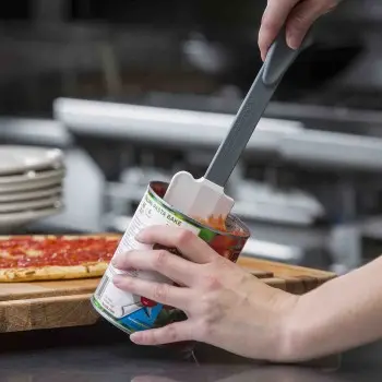 Tablecraft High Heat Spatula Red 2.75"x.4375"x14" - Silicone - NSF