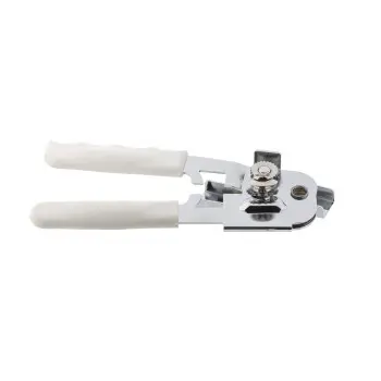 Tablecraft Commercial Can Opener White 3.75"x1.875"x7.25" - Chrome Plated (Over Steel)
