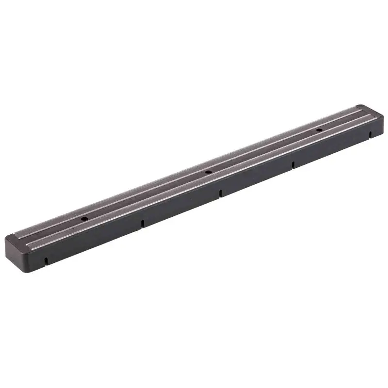 Tablecraft Magnetic Knife Holder Black 18.75"x1"x1.75" - Acrylonitrile Butadiene Styrene (ABS) Tablecraft Magnetic Knife Holder Black 18.75"x1"x1.75" - Acrylonitrile Butadiene Styrene (ABS)
