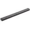 Tablecraft Magnetic Knife Holder Black 18.75"x1"x1.75" - Acrylonitrile Butadiene Styrene (ABS)