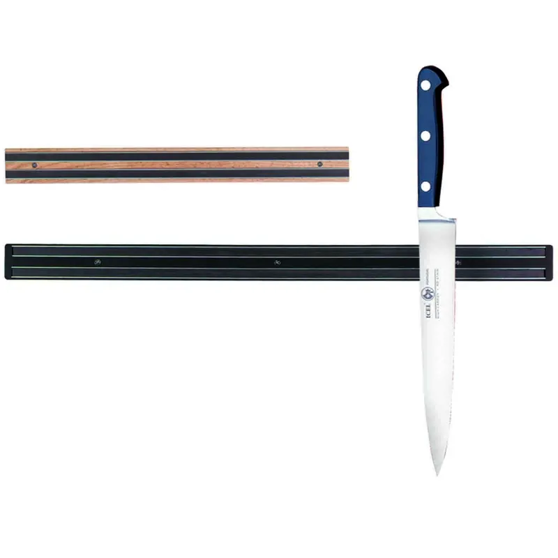 Tablecraft Magnetic Knife Holder Black 18.75"x1"x1.75" - Acrylonitrile Butadiene Styrene (ABS) Tablecraft Magnetic Knife Holder Black 18.75"x1"x1.75" - Acrylonitrile Butadiene Styrene (ABS)