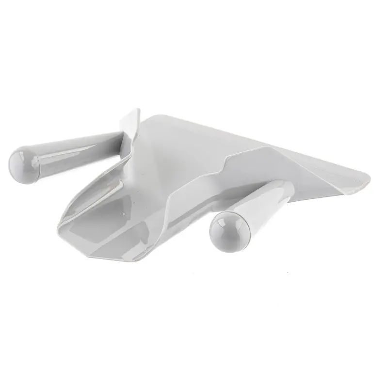 Tablecraft Dual Handle French Fry Scoop Gray 8.125"x9.125"x2" - Polypropylene (PP) - NSF Tablecraft Dual Handle French Fry Scoop Gray 8.125"x9.125"x2" - Polypropylene (PP) - NSF