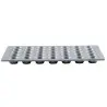Aluminized Steel Muffin/Cupcake Pan 3.25 OZ 26"x18"x1.375" - 35 Cups (5 x 7) - Silicone Glazed Non-Stick Coating