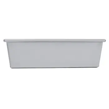 Aluminized Steel Loaf Bread Pan 9.5"x5"x2.75" - Inside Dim. 9 x 4.5 x 2.75" - Non-Stick Silicone Glaze