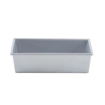Aluminized Steel Loaf Bread Pan 12.75"x5"x2.75" - Inside Dim. 12.25 x 4.5 x 2.75" - Non-Stick Silicone Glaze
