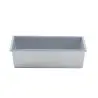 Aluminized Steel Loaf Bread Pan 12.75"x5"x2.75" - Inside Dim. 12.25 x 4.5 x 2.75" - Non-Stick Silicone Glaze