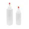 Tablecraft Squeeze Bottle Clear 1.5"x1.5"x5.75" - Polyethylene (LDPE) 24mm - Standard TipTop - Set of 6