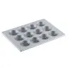 Aluminized Steel Muffin/Cupcake Pan 3.25 OZ 20.75"x14"x1.375" - 24 Cups (4 x 6) - Silicone Glazed Non-Stick Coating