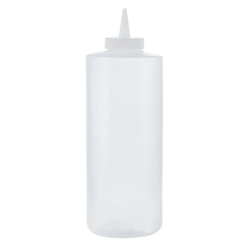 Tablecraft Selectop Widemouth Squeeze Bottle 32 Oz. Clear - Polyethylene (LDPE) 63mm - 3-Tip Top - Set of 12 Tablecraft Selectop Widemouth Squeeze Bottle 32 Oz. Clear - Polyethylene (LDPE) 63mm - 3-Tip Top - Set of 12