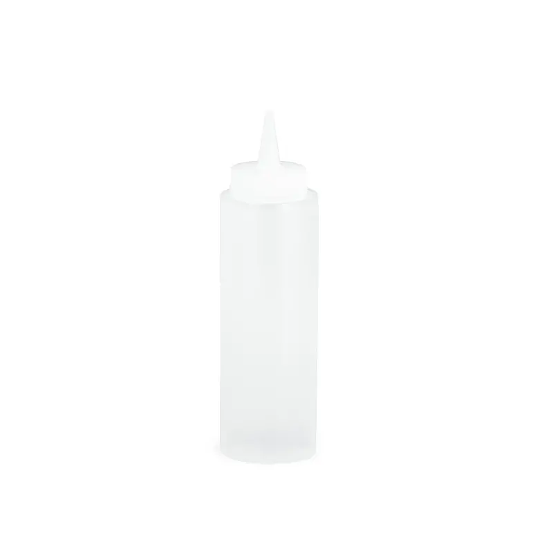 Tablecraft Squeeze Bottle 8 Oz. Clear 2.06"x2.06"x7.37" - Polyethylene (LDPE) 38mm - Standard TipTop - Set of 72 Tablecraft Squeeze Bottle 8 Oz. Clear 2.06"x2.06"x7.37" - Polyethylene (LDPE) 38mm - Standard TipTop - Set of 72