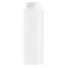 Tablecraft Squeeze Bottle 8 Oz. Clear 2.29"x2.29"x6.5" - Polyethylene (LDPE) 38mm Hinge Top - Set of 72