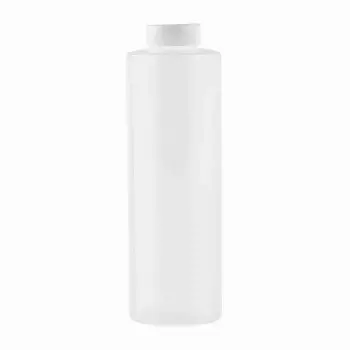 Tablecraft Squeeze Bottle 24 Oz. Clear 2.75"x2.75"x9.62" - Polyethylene (LDPE) 38mm Hinge Top - Set of 12