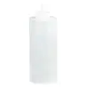 Tablecraft Squeeze Bottle 32 Oz. Clear 3.25"x3.25"x9.37" - Polyethylene (LDPE) 38mm - Standard TipTop - Set of 12