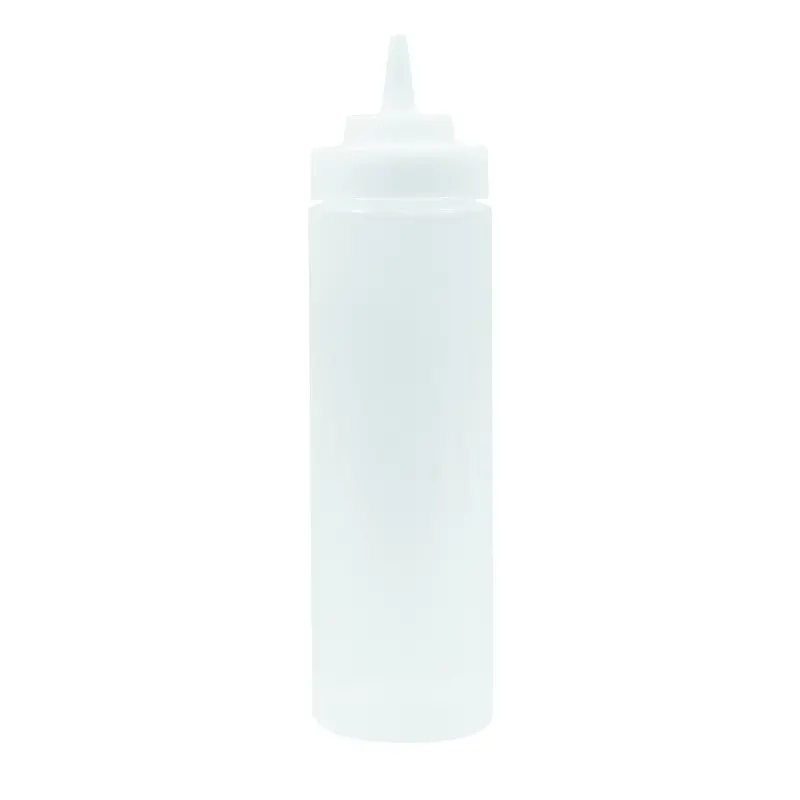 Tablecraft Widemouth Squeeze Bottle 24 Oz. Clear - Polyethylene (LDPE) 63mm - Wide TipTop - NSF - Set of 12 Tablecraft Widemouth Squeeze Bottle 24 Oz. Clear - Polyethylene (LDPE) 63mm - Wide TipTop - NSF - Set of 12