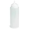 Tablecraft Squeeze Bottle 32 Oz. 3.25"x3.25"x10.375" - Polyethylene (LDPE) 63mm - Standard TipTop - NSF - Set of 12