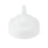 Tablecraft Widemouth Replacement Top Clear 2.75"x2.75"x2.5" - Polypropylene (PPC) 63mm - Wide TipTop - NSF - Set of 12
