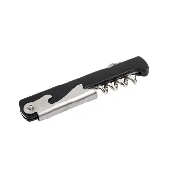 Tablecraft Waiter's Corkscrew 4.4375"x.875"x.375" - Acrylonitrile Butadiene Styrene (ABS) Includes Foil Cutter