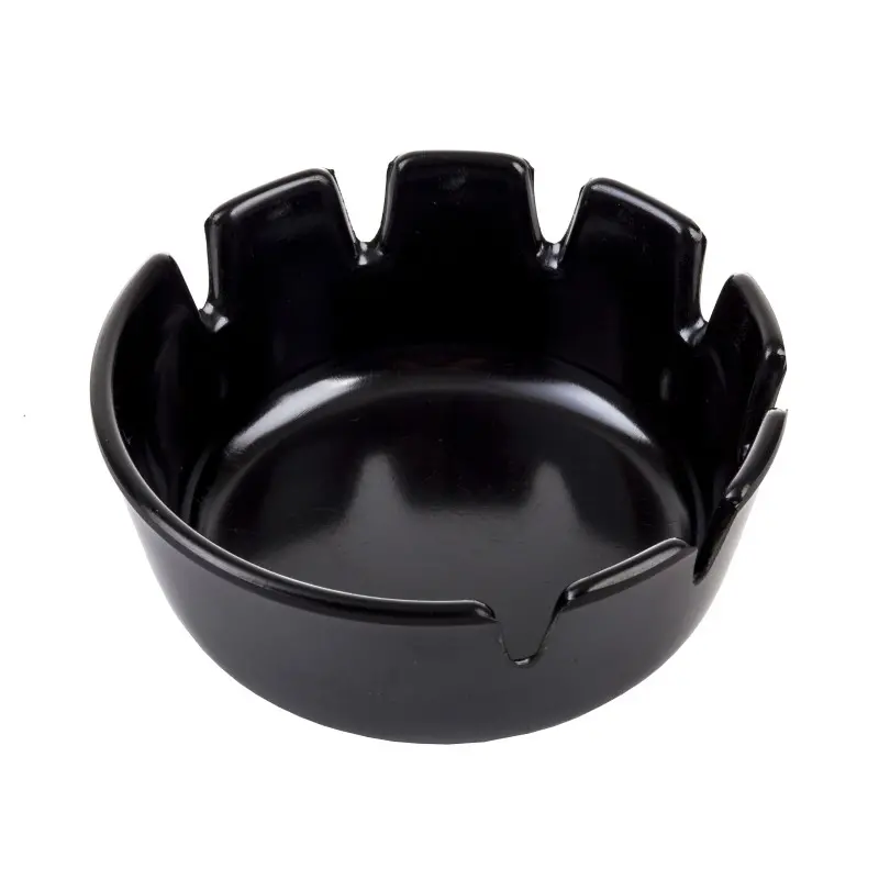 Tablecraft Deep Well Ashtray Black 4.125"x4.125"x1.875" - Bakelite (Phenolic Molding Compound) - Set of 72