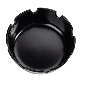 Tablecraft Round Ashtray Black 3.875"x3.875"x1.75" - Bakelite (Phenolic Molding Compound) - Set of 6