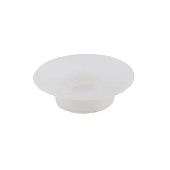 Tablecraft InvertaTop Valve Clear 1.25"x1.25"x.375" - Silicone - NSF - Set of 12