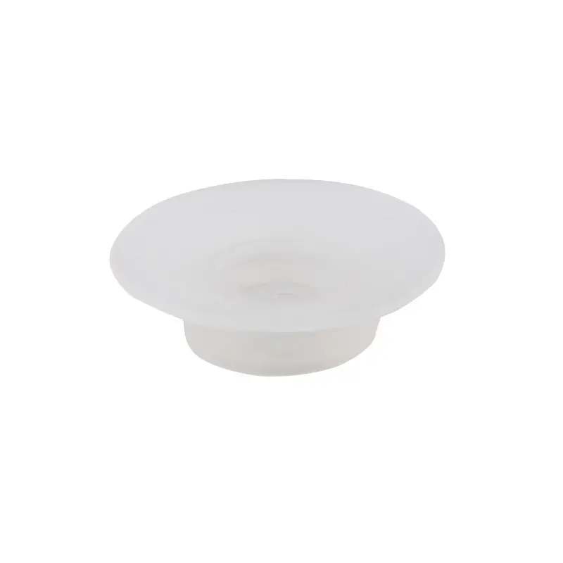 Tablecraft InvertaTop Valve Clear 1.25"x1.25"x.375" - Silicone - NSF - Set of 12