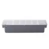 Tablecraft Bar Condiment Holder Black 19.5"x6.125"x4.375" - Acrylonitrile Butadiene Styrene (ABS)