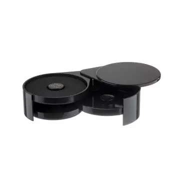 Tablecraft Glass Rimmer Black 6.25"x7.875"x2.875" - Styrene Acrylonitrile (SAN)