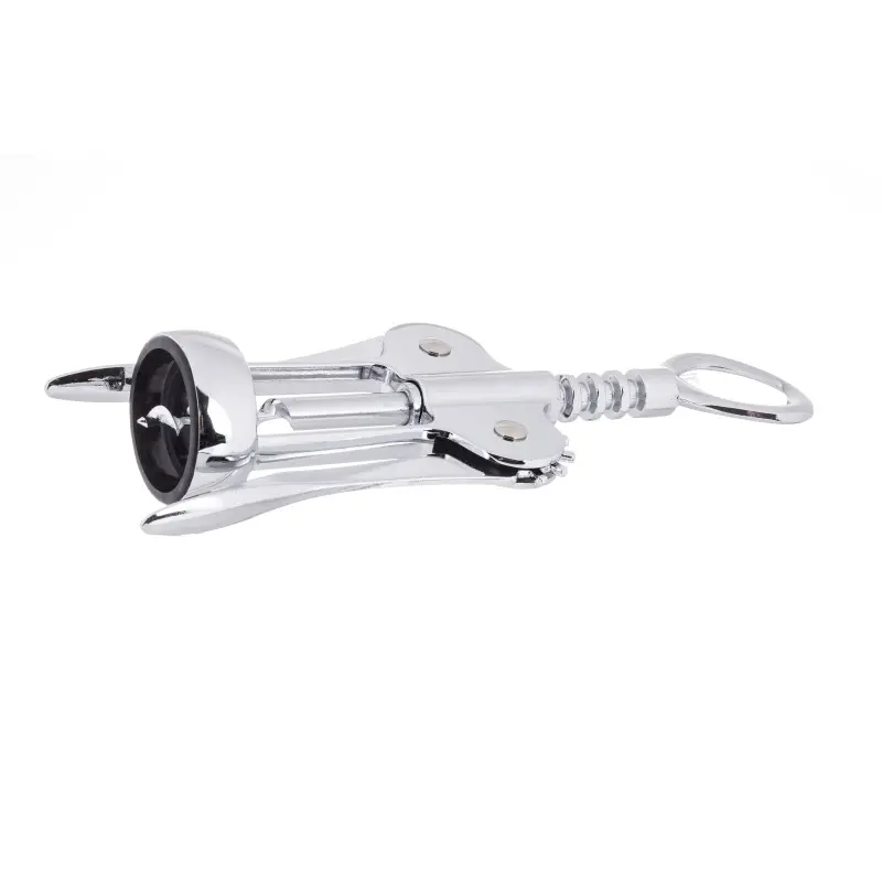 Tablecraft Winged Corkscrew 6.625"x2.5"x1.5" - Chrome Plated (Over Zinc Alloy)