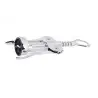 Tablecraft Winged Corkscrew 6.625"x2.5"x1.5" - Chrome Plated (Over Zinc Alloy)