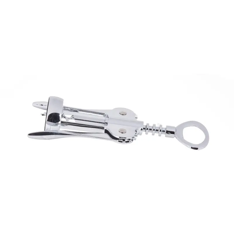 Tablecraft Winged Corkscrew 6.625"x2.5"x1.5" - Chrome Plated (Over Zinc Alloy)