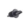 Tablecraft Free Flow Liquor Pourer Black 1.25"x1.25"x2.6875" - Ethylene Vinyl Acetate (EVA) - Set of 12