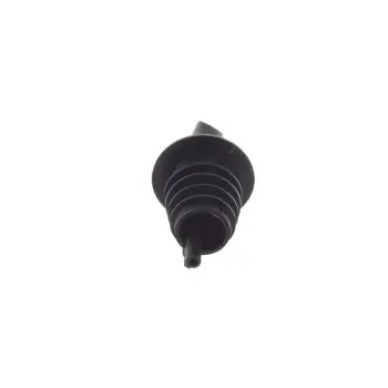Tablecraft Free Flow Liquor Pourer Black 1.25"x1.25"x2.6875" - Ethylene Vinyl Acetate (EVA) - Set of 12