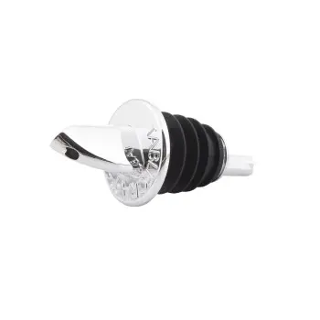 Tablecraft Free Flow Liquor Pourer 1.25"x1.25"x2.75" - Combo: ABS & Chrome Plated ABS - Set of 12