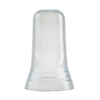 Tablecraft Dust Cap Clear 1.6875"x1.6875"x3" - Polyvinyl Chloride (PVC)