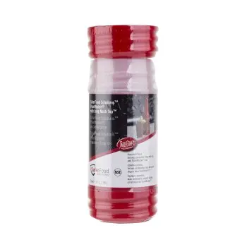 Tablecraft PourMaster Bottle with Long Neck Top 1 Qts Assorted 3.5"x3.5"x15.75" - Polyethylene (HDPE) - NSF - Set of 12