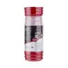 Tablecraft PourMaster Bottle with Long Neck Top 1 Qts Assorted 3.5"x3.5"x15.75" - Polyethylene (HDPE) - NSF - Set of 12