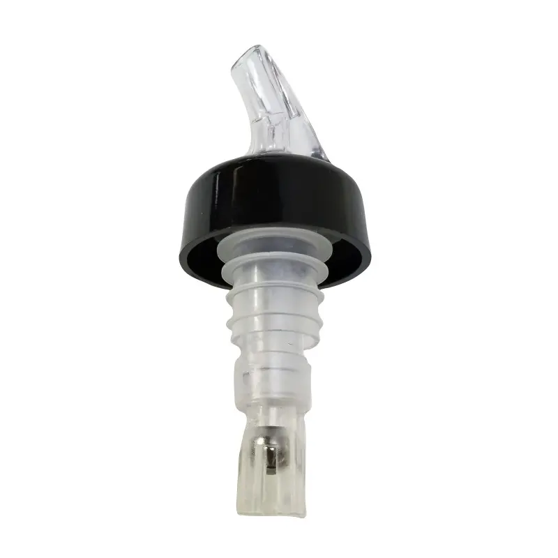 Tablecraft Proper Pour Measured Pourer 1.25 Oz. Clear 1.5"x1.5"x3.75" Pack of 12 - Set of 12