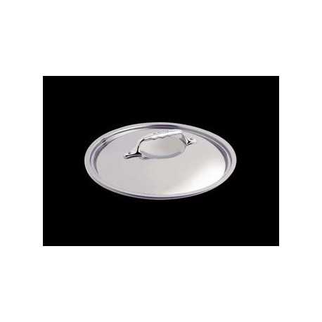 De Buyer 3709.18N De Buyer Stainless Steel Lid - ø 7 1/8'' Prima Matera Copper Induction Cookware