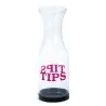 Tablecraft Tip Carafe 4 3.625"x3.625"x10.62" - Styrene Acrylonitrile (SAN) - Set of 12