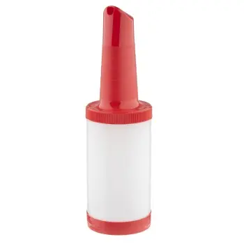 Tablecraft PourMaster One-Piece Pourmaster Complete 1 Qts Red 3.6875"x3.6875"x12.5" - Polyethylene (HDPE) - Set of 12