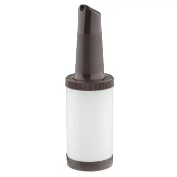 Tablecraft PourMaster One-Piece Pourmaster Complete 1 Qts Brown 3.6875"x3.6875"x12.5" - Polyethylene (HDPE) - Set of 12