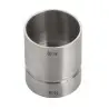 Tablecraft Thimble Jigger 1 Oz. 1.5"x1.5"x1.75" - Stainless Steel (200 Series) 0.5 oz / 1 oz