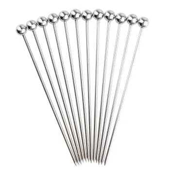 Tablecraft Cocktail Picks .3125"x.3215"x4.25" - Stainless Steel (18/8) - Set of 12