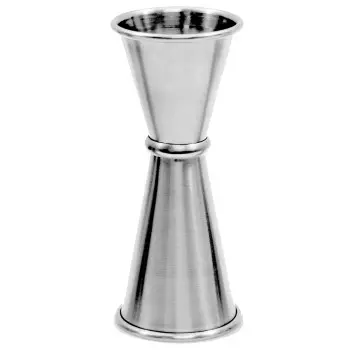 Tablecraft Japanese Jigger 1.5 Oz. 1.75"x1.75"x4.25" - Stainless Steel (18/8)